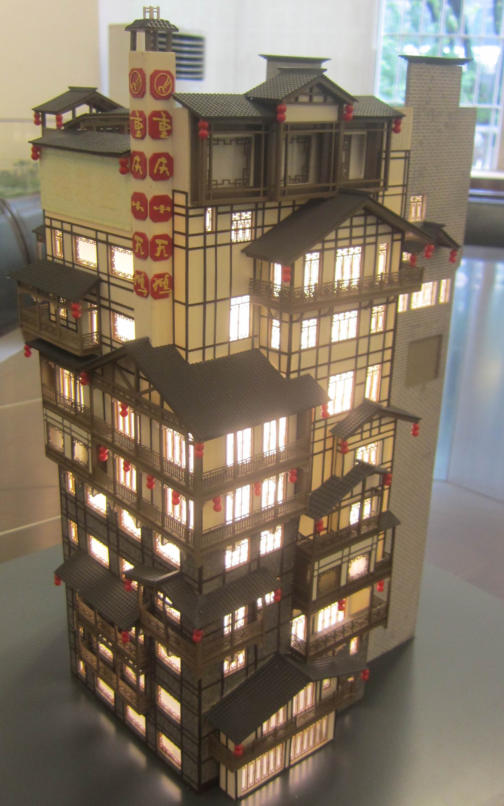 旋轉古建筑模型制作 旋轉古建筑模型制作